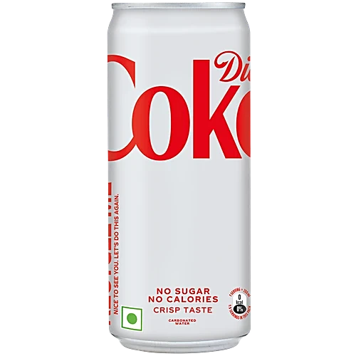 Coca Cola CAN Diet Coke Light Taste No Sugar 300ml
