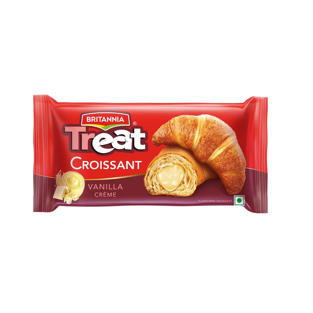 Britannia Treat Croissant Vanilla Creme 45g