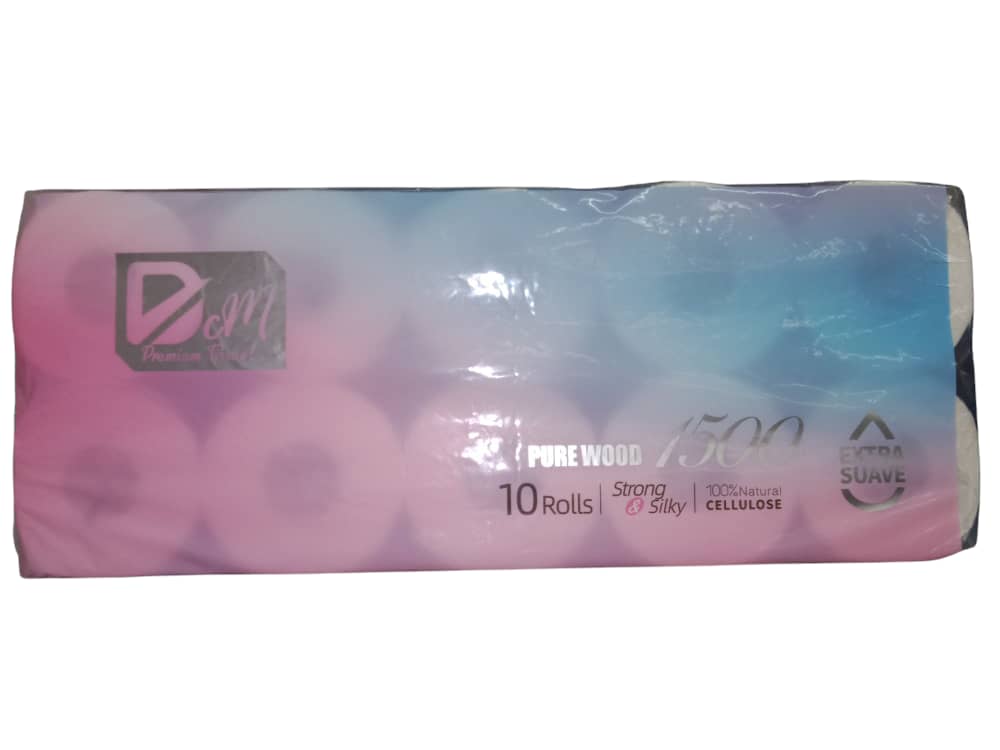 DCM Pure Wood Toilet Paper 10 Rolls