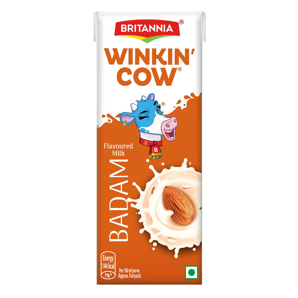 Britannia Winkin Cow Badam Thick Shakes 180ml