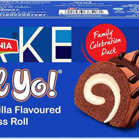 Britannia Cake Roll Yo Choco Vanilla Flavoured Swiss Roll 165g