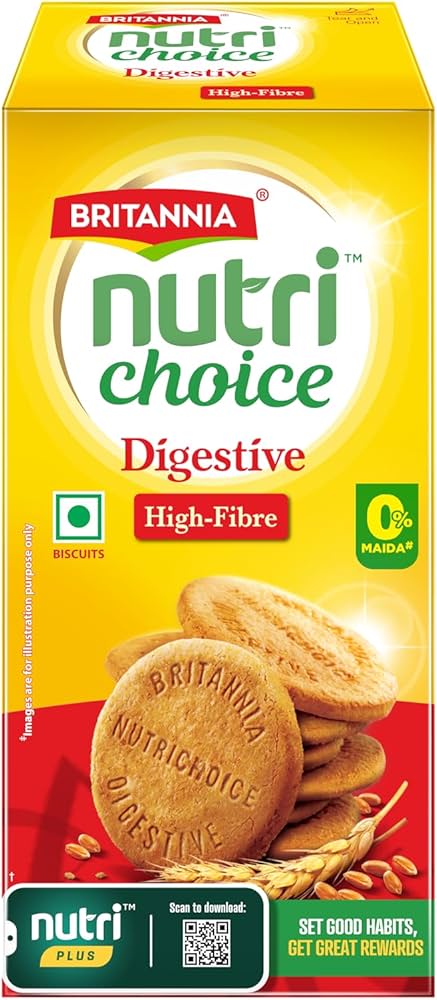 Britannia Nutri Choice Digestive Hi-Fibre Biscuit 250g