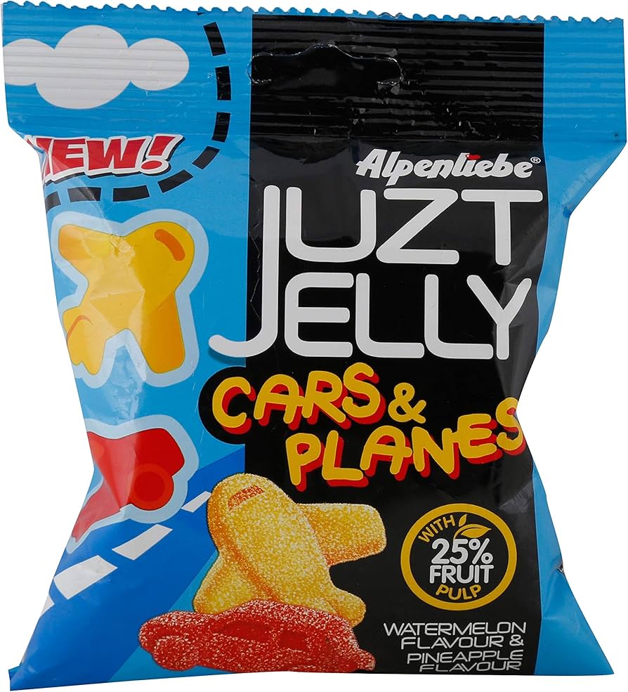 Alpenliebe Juzt Jelly Watermelon And Pineapple Flavour Soft Candy 28.8g