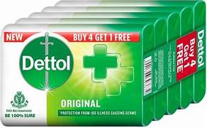 Dettol Original Buy 4 Get 1 Free (100gx5)
