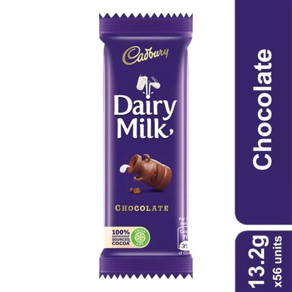 Cadbury Dairy Milk chocolate 13.2g