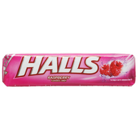 Halls Raspberry Flavored Candy