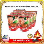 MAMA Instant Cup Noodles Shrimp Tom Yum Hot Spicy 60g