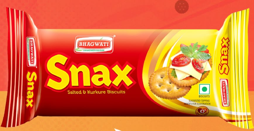 Bhagwati Snax Salted and Kurkure Biscuits 36g