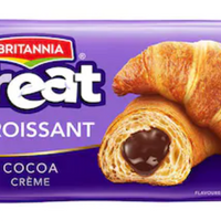 BRITANNIA Treat Croissant Cocoa Creme Roll 45g