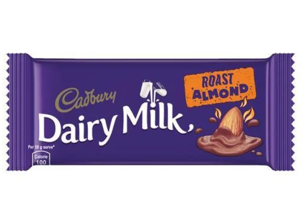 Cadbury Dairy Milk Roast Almond Chocolate Bar 36g