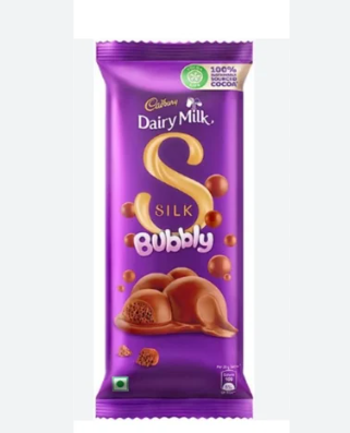 Cadbury Dairy Milk Silk Bubbly 120g