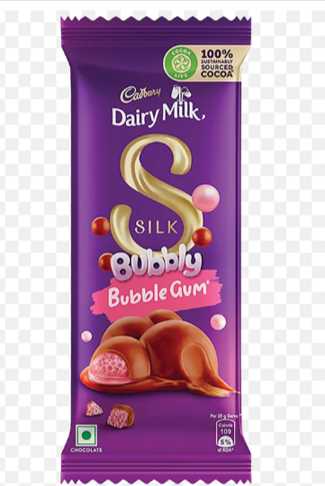 Cadbury Dairy Milk Silk 50g (Bubbly Bubble Gum)