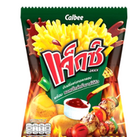 Calbee Jaxx Potato French Fries Snack With Extra Barbecue Sauce 50g