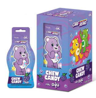 Care Bear Chew Candy Grape Flavor16g