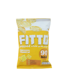 Fitto Popped Whole Grain Chips Cheese 20g