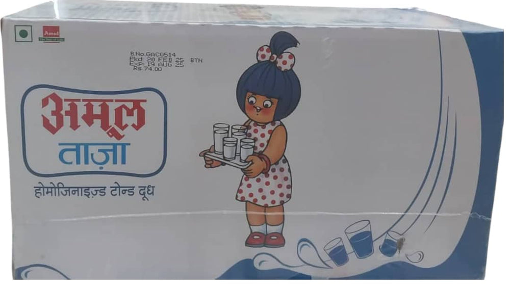Amul Taaza Toned Milk 1L