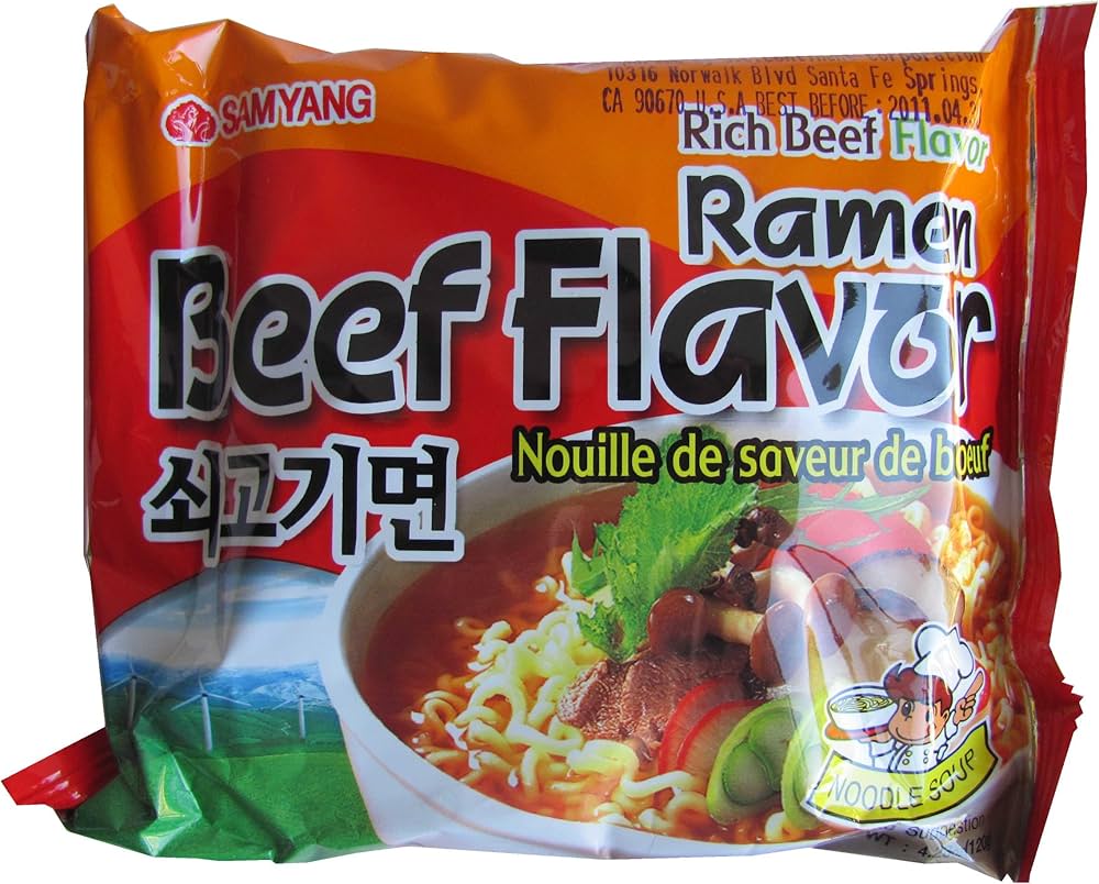 Samyang Beef Flavour Ramen Noodles 120g