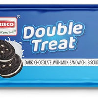 Sobisco Double Treat Dark Chocolate With Vanilla Sandwich Biscuit 34g