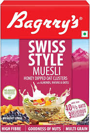 Bagrry's Swiss Style Muesli Honey Dipped Oat Clusters 500g