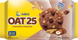 Julie's OAT 25 Chocolate Hazelnut 200g