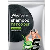 Godrej Selfie Shampoo Hair Colour (Natural Black)