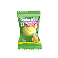 Center Fruit Tennis Ball Shape Pineapple Flavour 4.2g