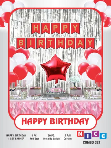 Happy Birthday Banner Set Order No. 1581-5