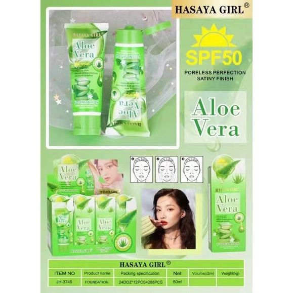 Hasaya Girl Aloe Vera Foundation SPF50