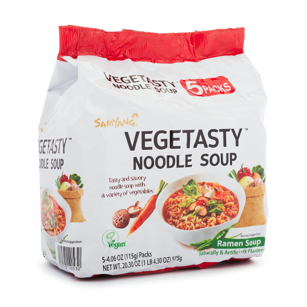 Samyang Vegetasty Noodle Soup 115g*5(Packet)