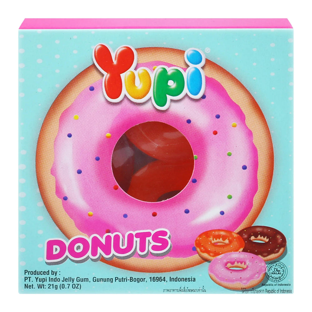 Yupi Donuts Sour Neon Stix flavor 21g