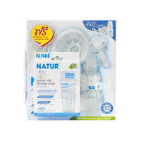 Natur BPA Free Manual Breast Pump 1pc - Sherza Allstore