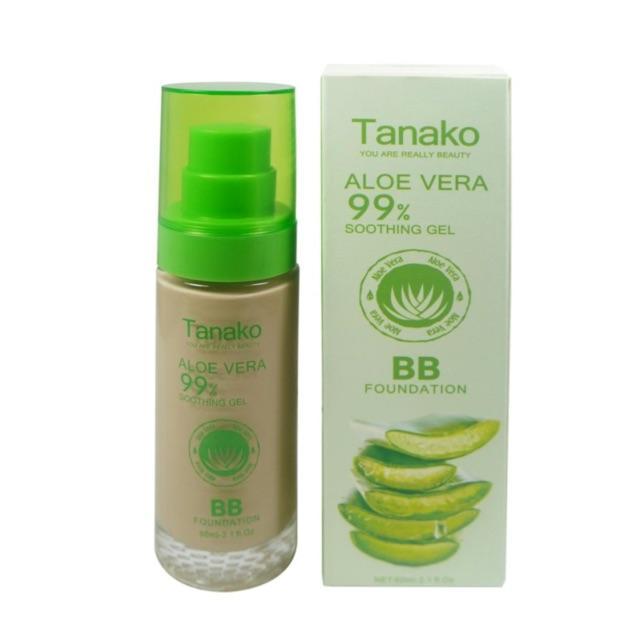 Tanako Aloe Vera 99% Soothing Gel BB Foundation 60ml Shade 01 - Sherza Allstore
