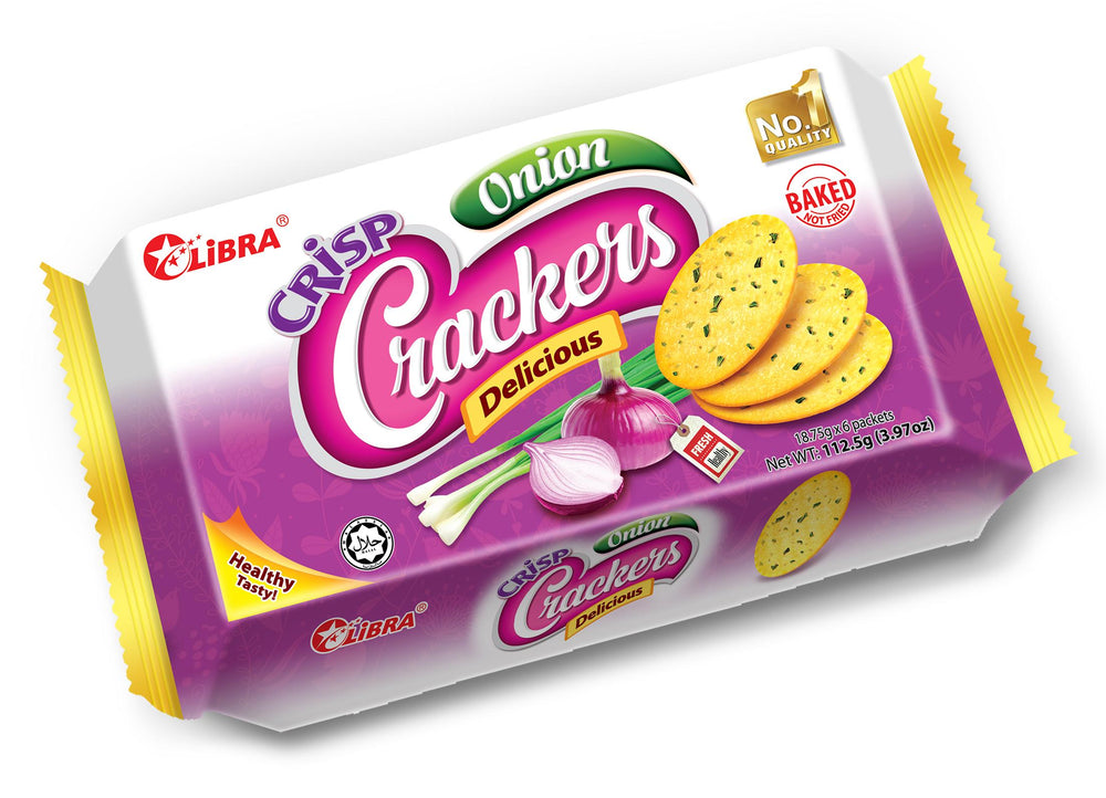 Crisp Onion Crackers Delicious 112.5g