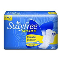 Stayfree Secure Regular 20 Pads - Sherza Allstore