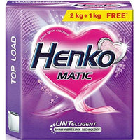 Henko Matic Top Load Detergent - 2 kg with Free Detergent - 1 kg - Sherza Allstore