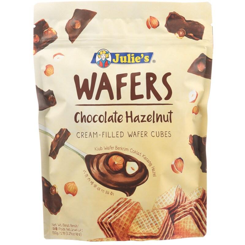 Julie's Wafers Chocolate Hazelnut 150g - Sherza Allstore