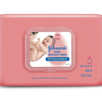 Johnson's Baby Skincare Wipes- 80 pieces - Sherza Allstore