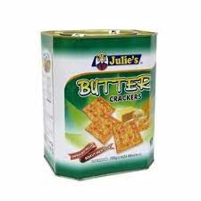 Julie's Butter Crackers 600g (TIN)