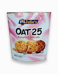 Julie's Oat 25 Assorted Biscuits 600g (TIN)