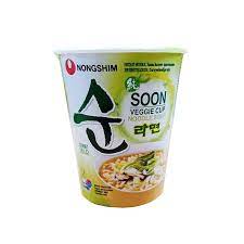 Nongshim Soon Veggie Cup Noodle Soup 67g