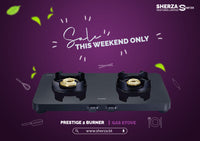 
              Prestige Edge 2 Burner Stove
            
