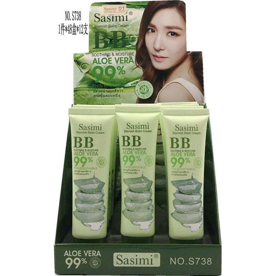 Sasimi BB Snail Blemish Balm Cream Aloe Vera 35ML No. S738