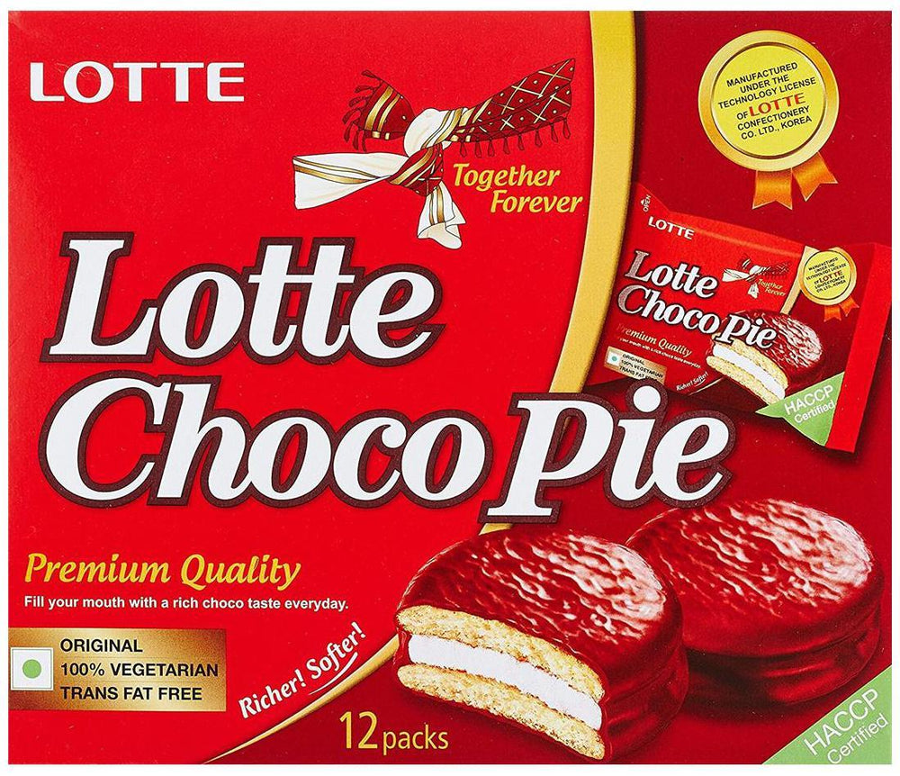 Lotte Choco Pie Richer & Softer 336g - Sherza Allstore