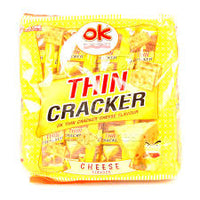 OK Thin Cracker 256g Cheeese Flavour.