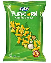 Kurkure Puffcorn Yummy Cheese - 30g - Sherza Allstore