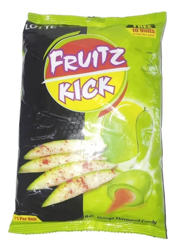 Lotte Fruitz Kick Raw Mango Flavoured Candy 418g - Sherza Allstore